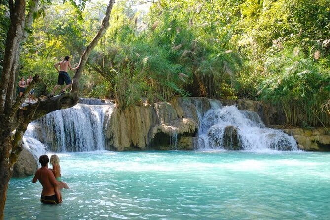 1 Day Mekong Cruise to Pak Ou Caves and Kuang Si Waterfalls - A full day built around two famous Luang Prabang sights