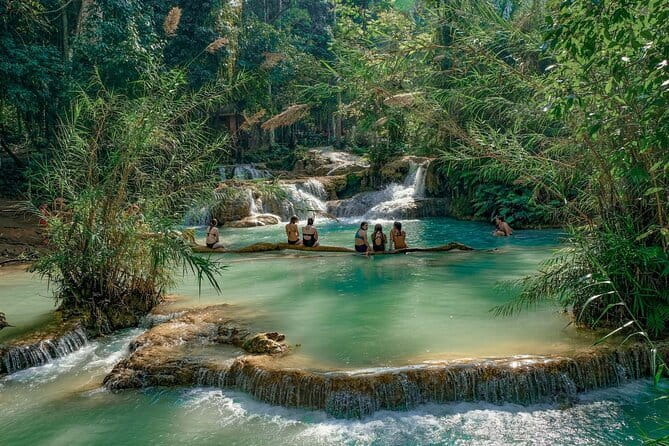 1 Day Mekong Cruise to Pak Ou Caves and Kuang Si Waterfalls - Ban Xang Hai, where rice whiskey meets village crafts