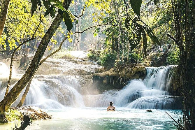 Day Trip to Kuang Si Waterfalls - Hmong village, buffalo dairy, and other local stops