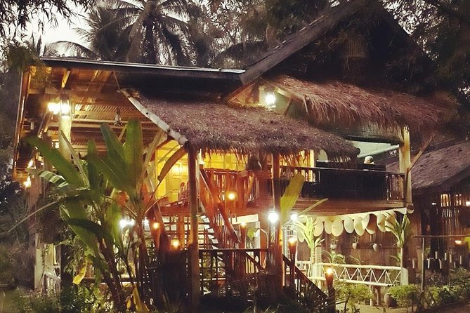 Evening Bamboo weaving & Cooking classes join-in - Arriving at the Pavilion Beside the Rice Fields