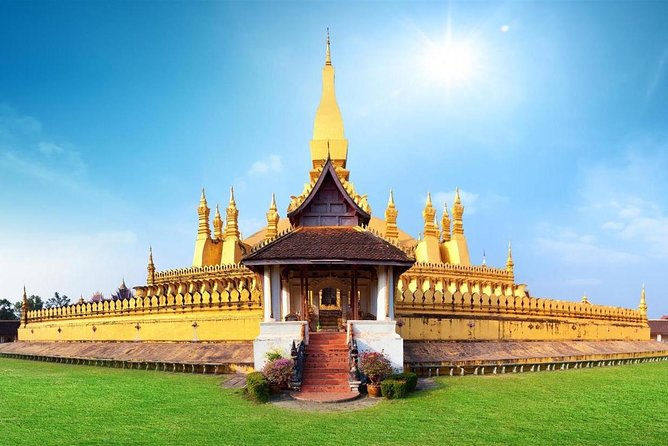 Guided Vientiane City and Buddha Park Full-Day Tour - That Luang, Laos’ golden national symbol