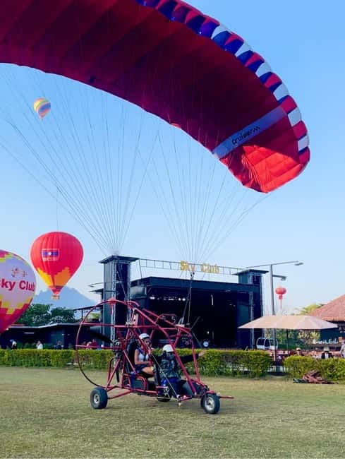 Hot Air Balloon in VangVieng pick up-drop off - Why Vang Vieng looks different from a balloon