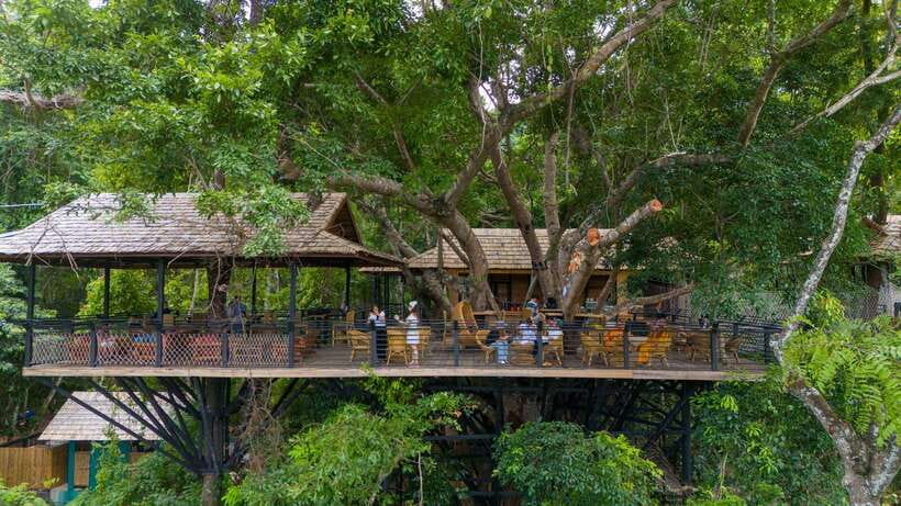 Kuang Si Waterfall, Tree Top Cafe, Ziplining - Why this Kuang Si day is more than a waterfall stop