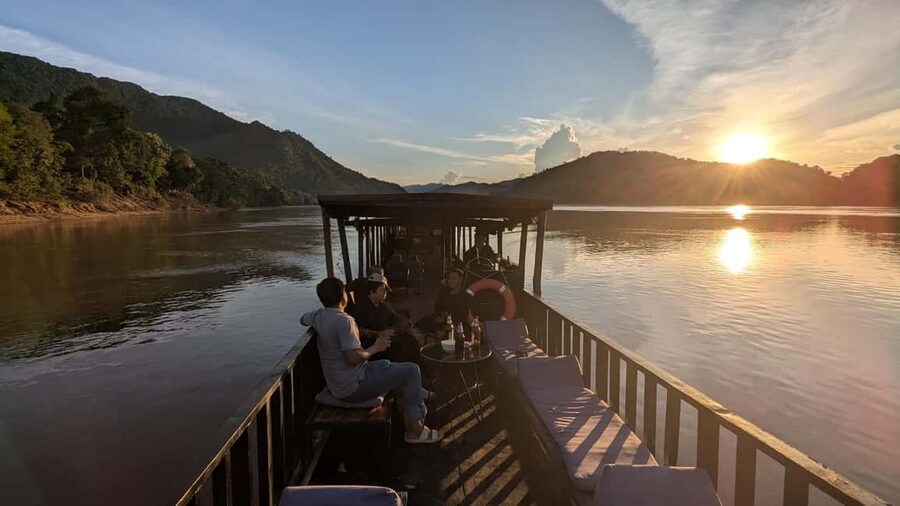 Luang Prabang: Afternoon Kuang Si Waterfalls & Sunset Cruise - The Asiatic Black Bear Rescue Centre and forest trails