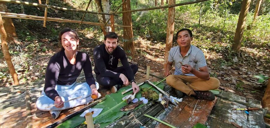 Luang Prabang: Bamboo Forest Cooking-class & Farm Visit - Entering the forest with a Khmu guide