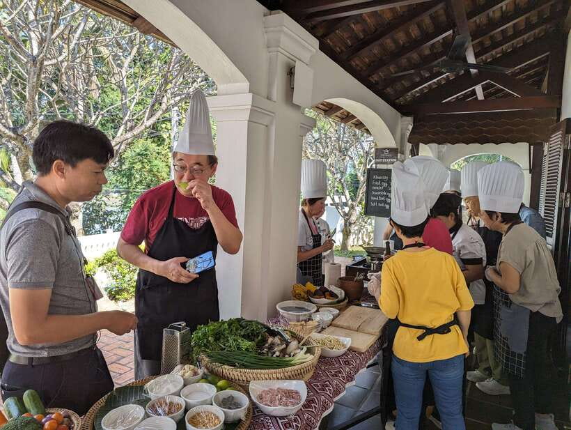 Luang Prabang: Cooking Class at the Former Royal Palace - Lunch With a Mekong View