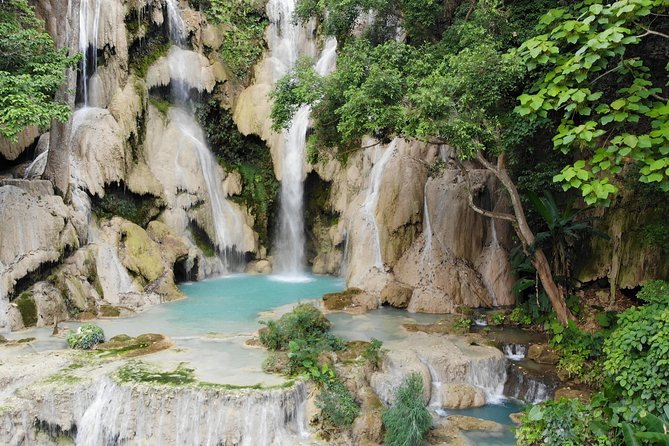 Luang Prabang: Cruise to Pak Ou Caves & Kuang Si Waterfalls - Kuang Si Falls and its turquoise pools