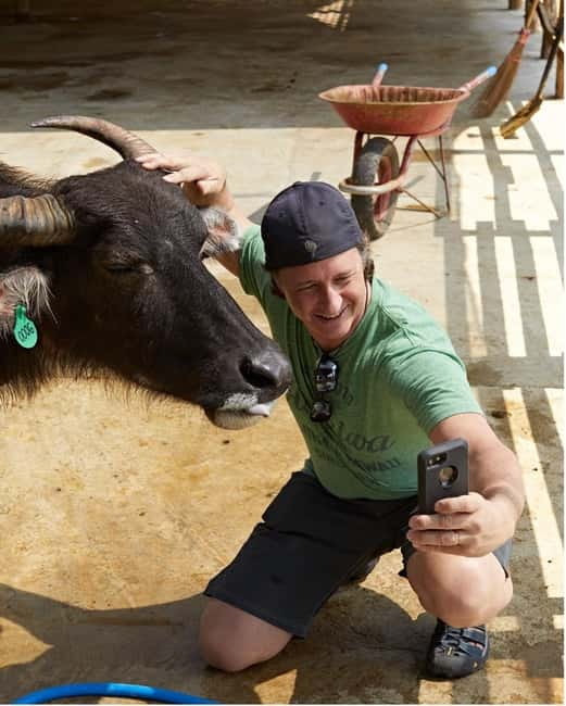 Luang Prabang: Farm Tour and Buffalo Buffet Adventure - Watching buffalo milking and learning about the milk
