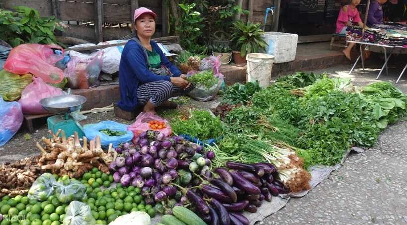 Luang Prabang: Foodie Walking Tour & Monk Blessing - Tasting Lao snacks along the main food streets