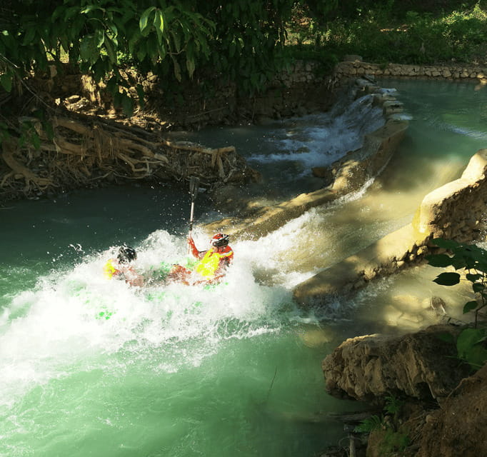 Luang Prabang: Kuang Si Waterfall Jungle Rafting - Getting equipped and learning the basics