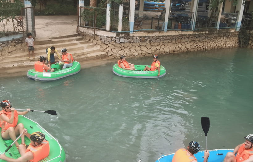 Luang Prabang: Kuang Si Waterfall Jungle Rafting - Getting to the start near Kuang Si Waterfall