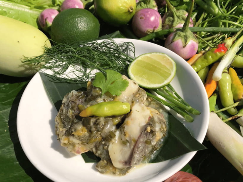 Luang Prabang: Mekong River Cooking Class with Hotel Pickup - Four Lao dishes, prepared by you