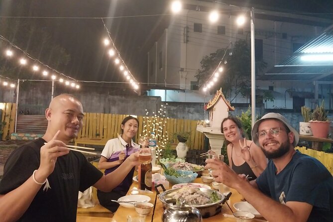 Luang Prabang Mekong Sunset Cruise and Hot Pot Dinner - From river views to Lao SinDat hot pot