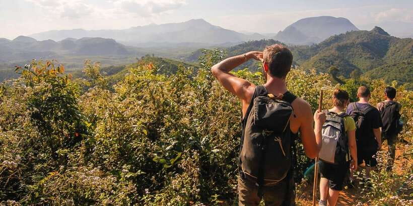 Luang Prabang: Mountain Trek & Local Villages Overnight Tour - Tad Sae Waterfalls and the best time for a swim