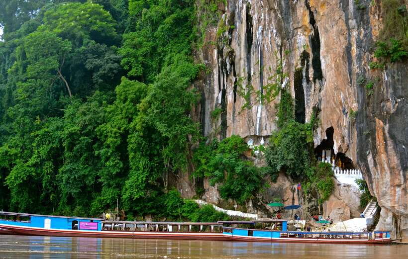 Luang Prabang: Pak Ou Caves & Kuang Si Falls Day Trip - Kuang Si Falls and its turquoise pools