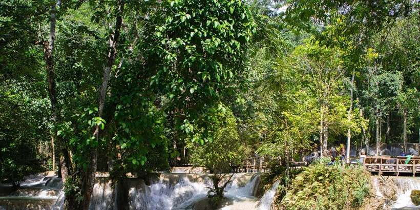 Luang Prabang Thin Pha Trail & Tad Sae Falls Trek - Ridges, grottos, and the climb to Ban Thin Pha