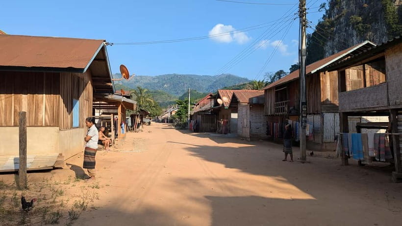Luang Prabang to Nong Khiaw: River Cruise, Hike & Waterfall - The final hour and sunset arrival in Nong Khiaw