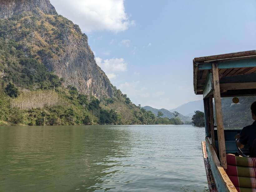 Nong Khiaw to Luang Prabang, Mekong & Nam Ou River Cruise - By minivan to Manifa Elephant Camp