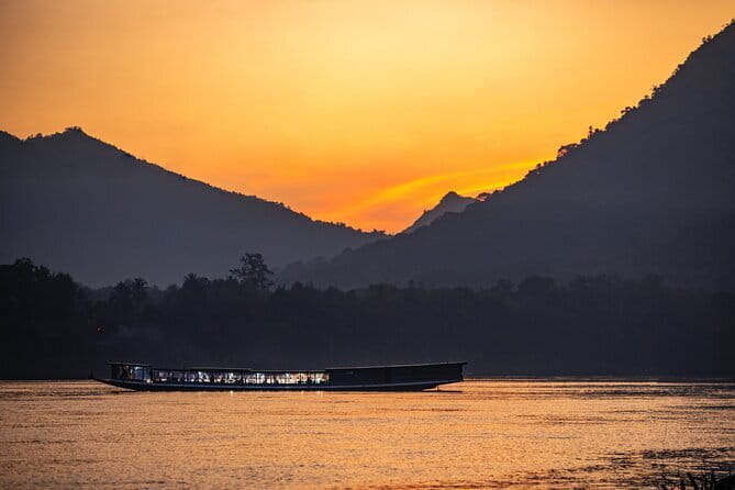Unwind with a Sunset Cruise on the Mekong River - Watching Luang Prabang from the Mekong