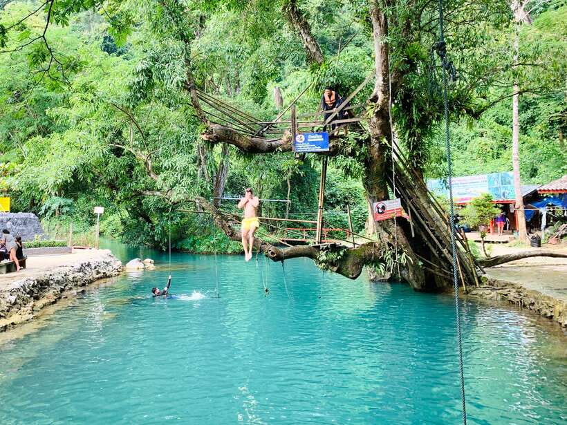 Vang Vieng: Blue Lagoon and Countryside Bike Tour with Lunch - What the $38 price really covers