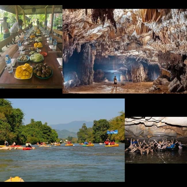 Vang Vieng: Day Tour with Kayaking, Ziplining, and Rafting - What the $55 price really covers
