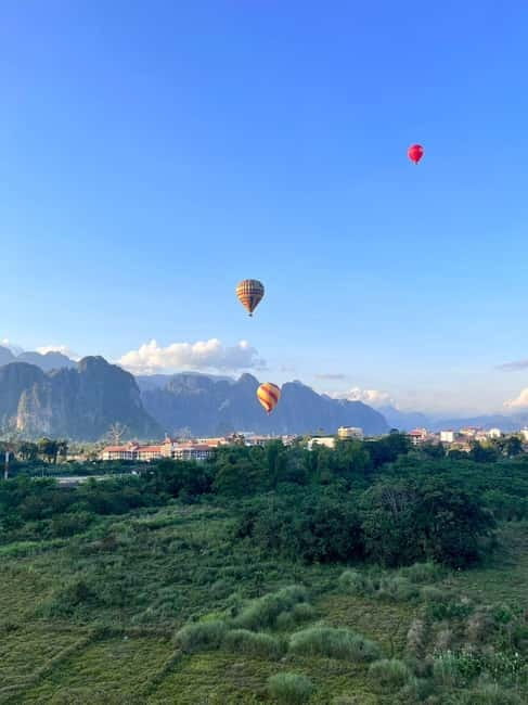 Vang Vieng: Hot Air Balloon Ride with City Hotel Pickup - Key points to know before you book