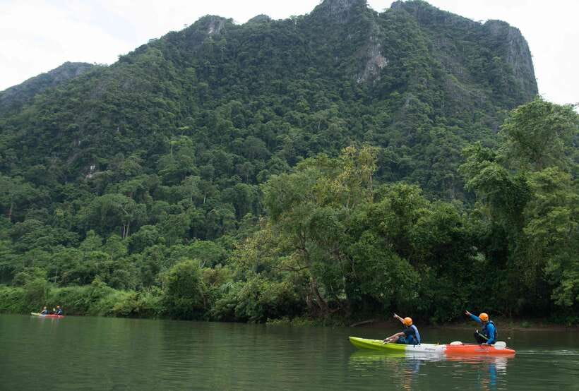 Vang Vieng: Kayaking & Cave Tubing with Zip Line/Blue Lagoon - Is the $30 price good value?