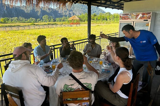 Vang Vieng Laos Hot Air Balloon Adventure Tour - Floating above Vang Vieng’s limestone peaks