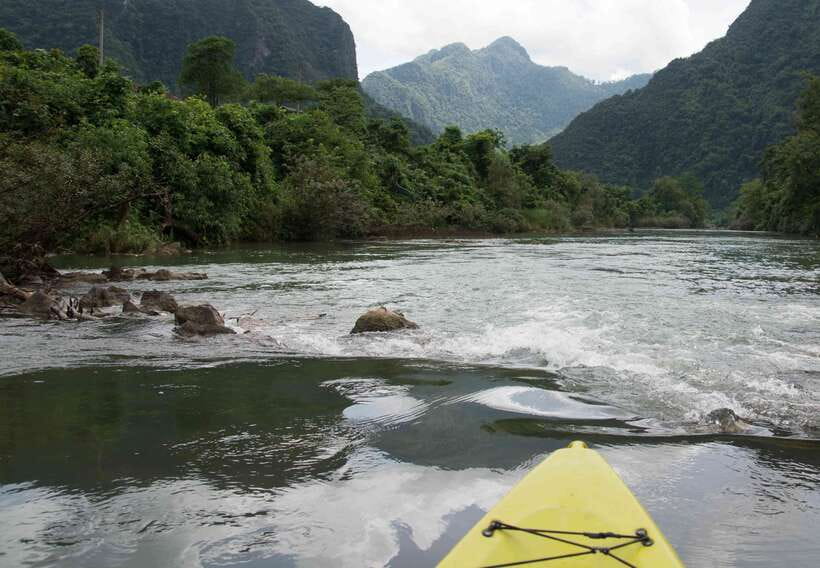 Vang Vieng: Nam Song River Kayak Tour - Why the Nam Song makes a good half-day outing