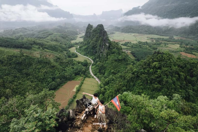 Vang Vieng: Namxay Viewpoint, Blue Lagoon 1 & Phoukham Cave - Blue Lagoon 1 is refreshing, but not peaceful