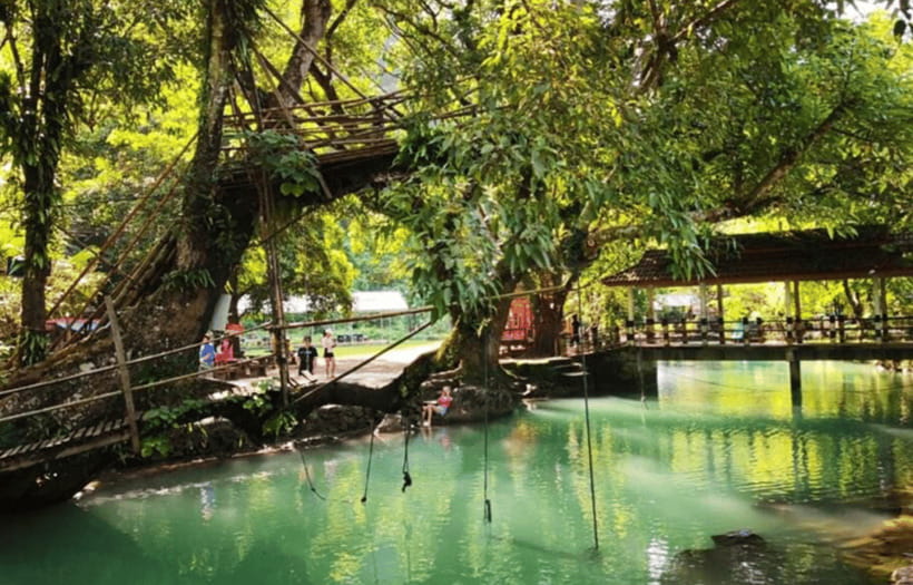 Vang Vieng: Zipline&Water Cave&Tham Chang&Blue Lagoon 1 - What the $51 price really covers