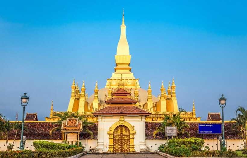 Vientiane City Highlights Tour with Buddha Park & Lunch - That Luang, Laos’s most important stupa
